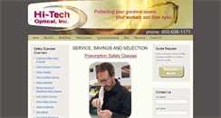 Desktop Screenshot of hi-techoptical.com